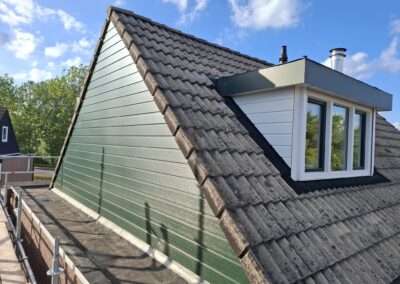 Dubbele dakkapel, topgevel en zolderverbouwing